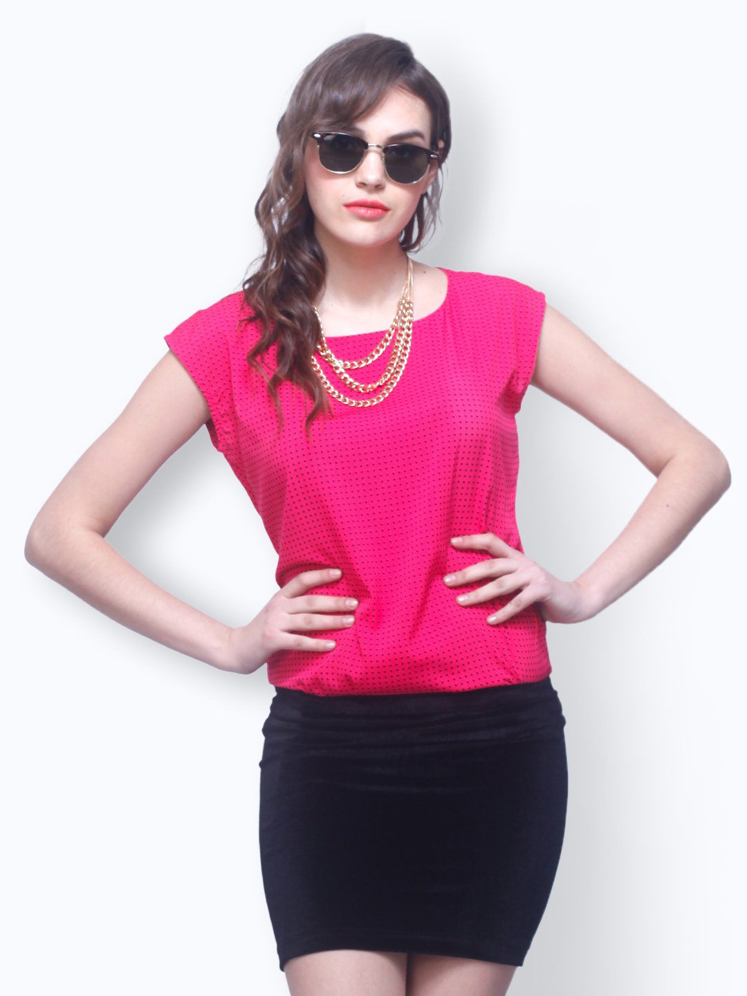 FabAlley Women Pink Perks Top