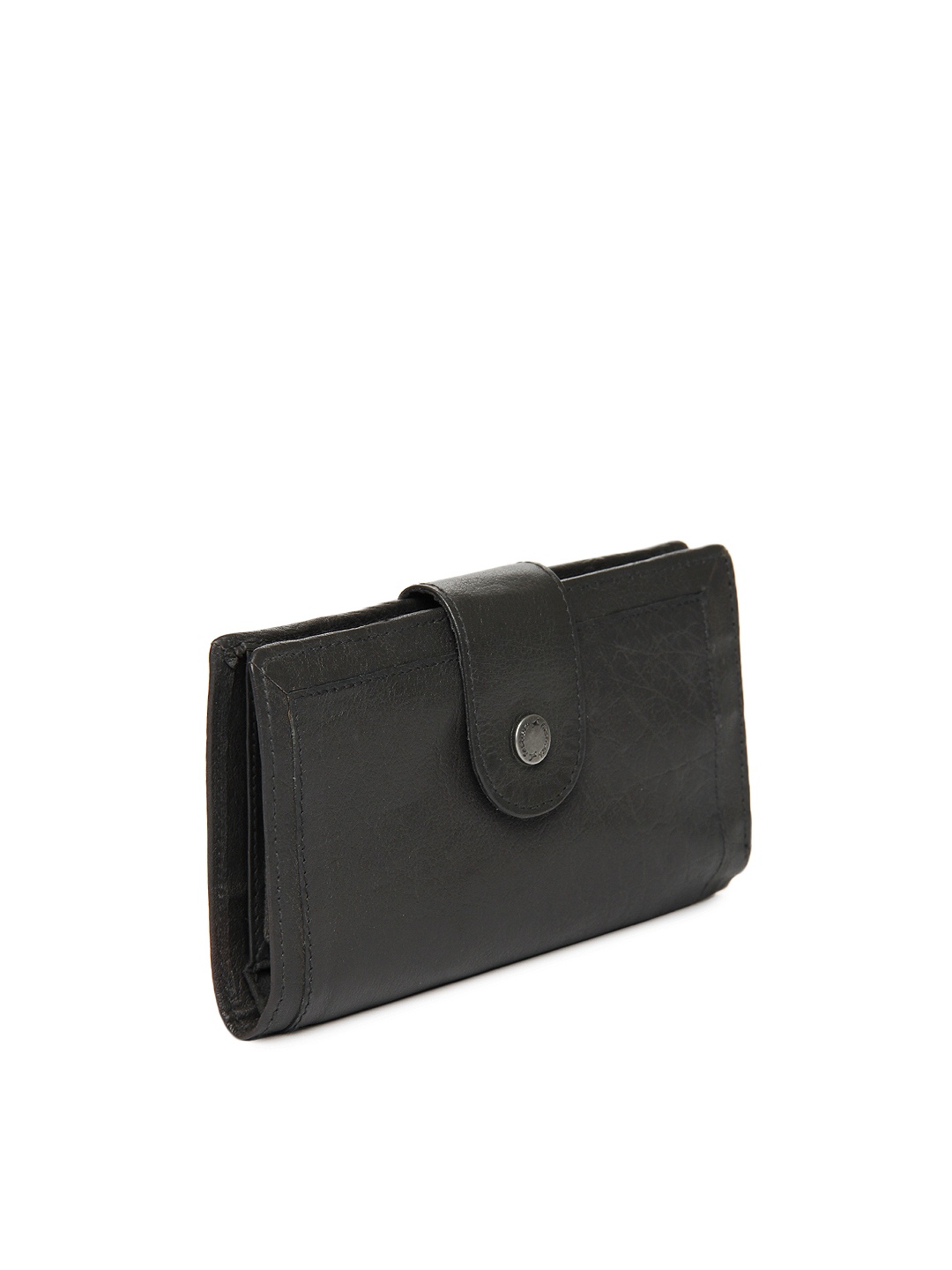 Myntra Fastrack Women Charcoal Grey Leather Wallet 547615 | Buy Myntra Fastrack Wallets at best ...