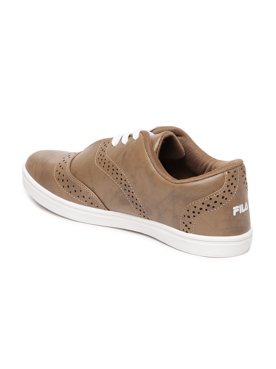 fila sandals mens brown