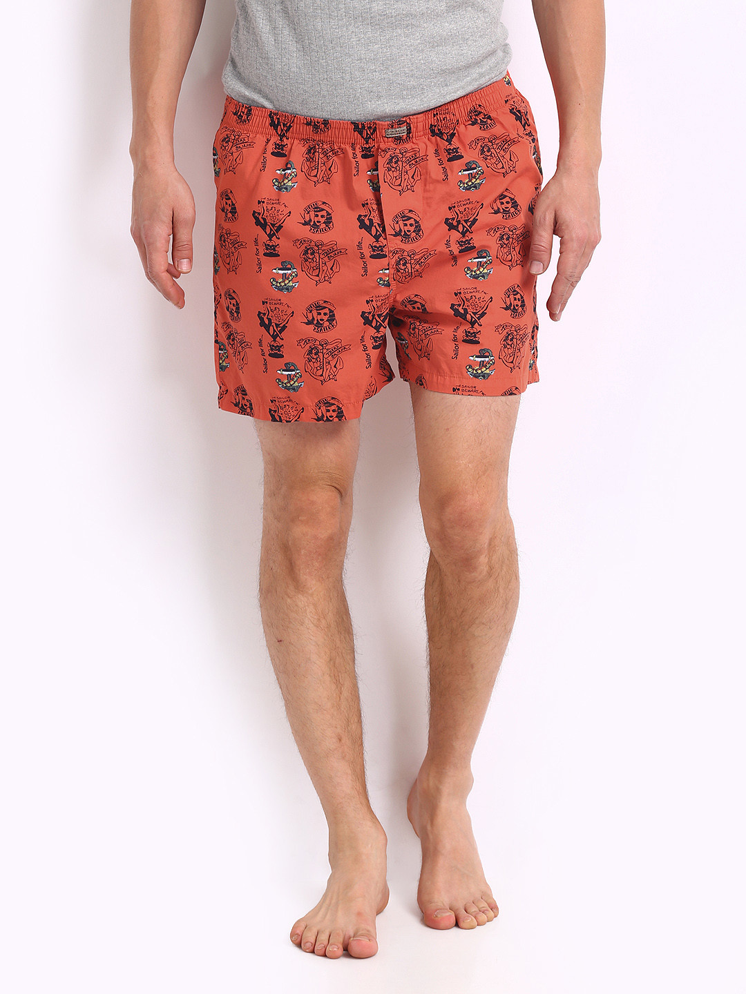 Flying Machine Orange Printed Boxers FMST0077
Flying Machine Orange Printed Boxers FMST0077