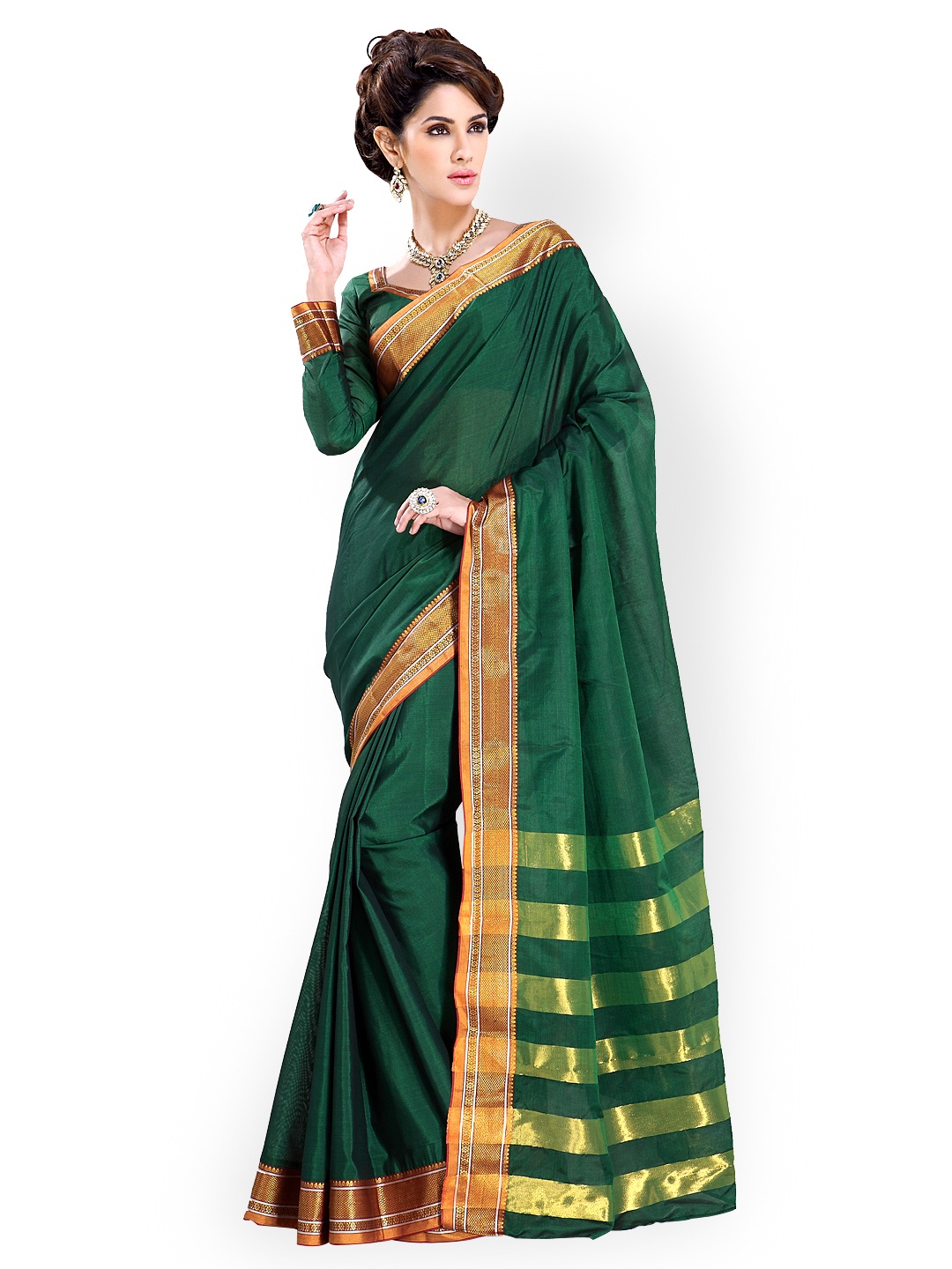myntra saree gown