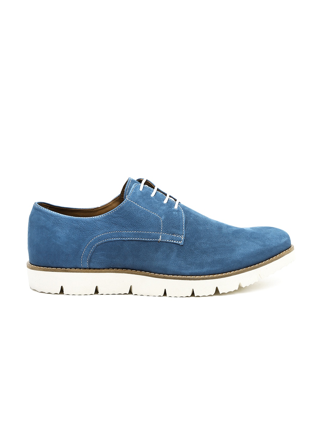 Myntra Louis Philippe Men Blue Leather Casual Shoes 801479 | Buy Myntra Louis Philippe Casual ...