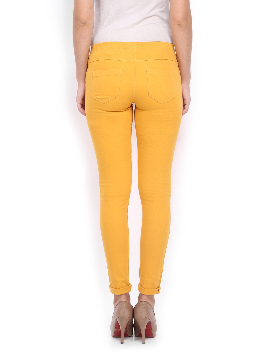 mustard jeggings