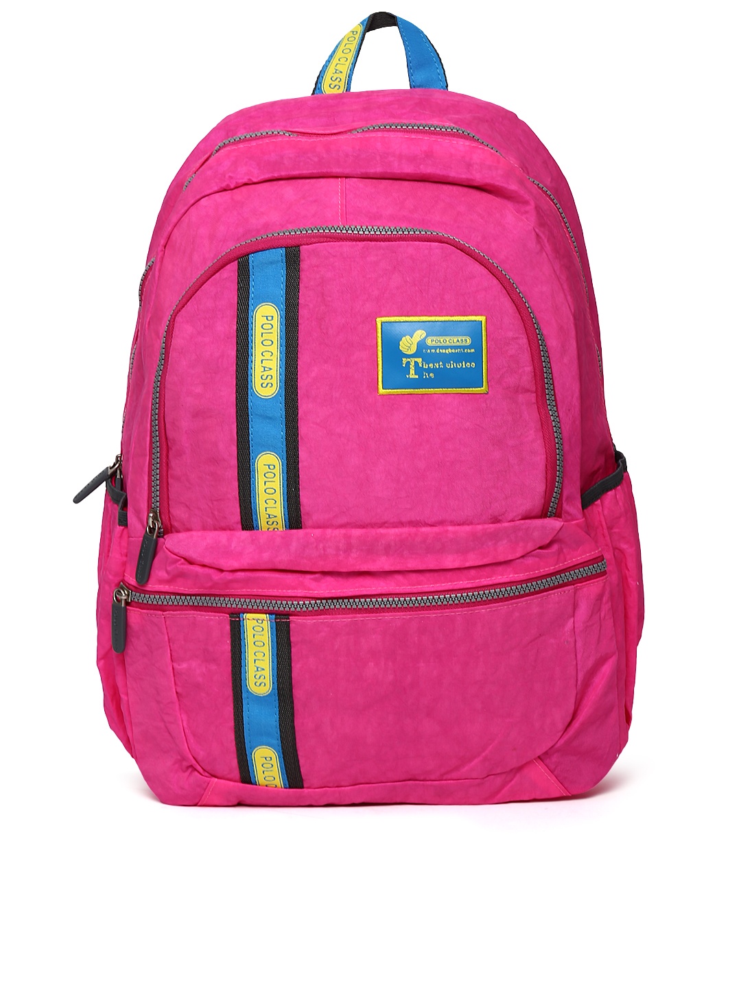 Myntra Polo Class Women Pink Backpack 429704 | Buy Myntra Polo Class Backpacks at best price 