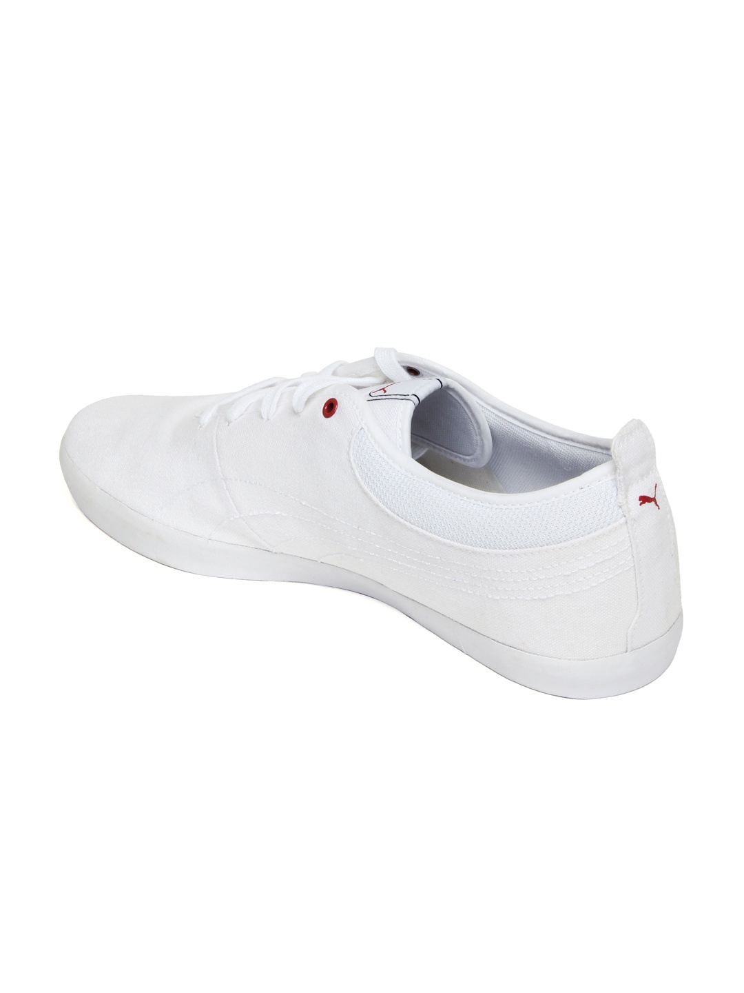 puma white canvas shoes