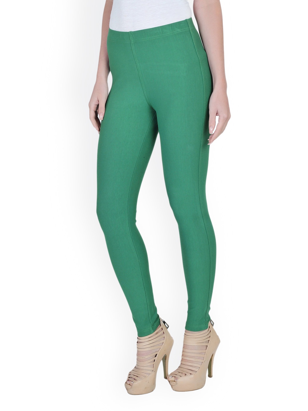 green jeggings womens