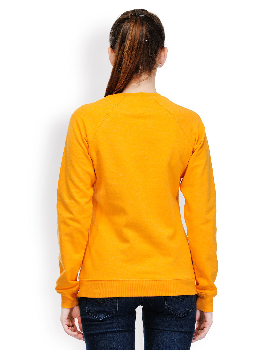 Myntra Women Mustard Yellow Sweatshirt 504792 Buy