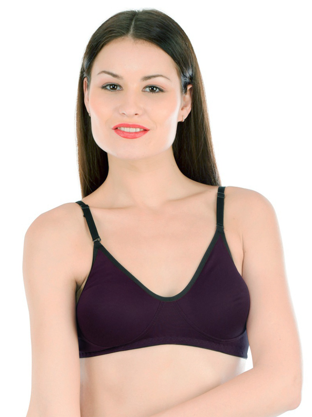 Tweens Purple Full Coverage T-shirt Bra TW2904MG36B