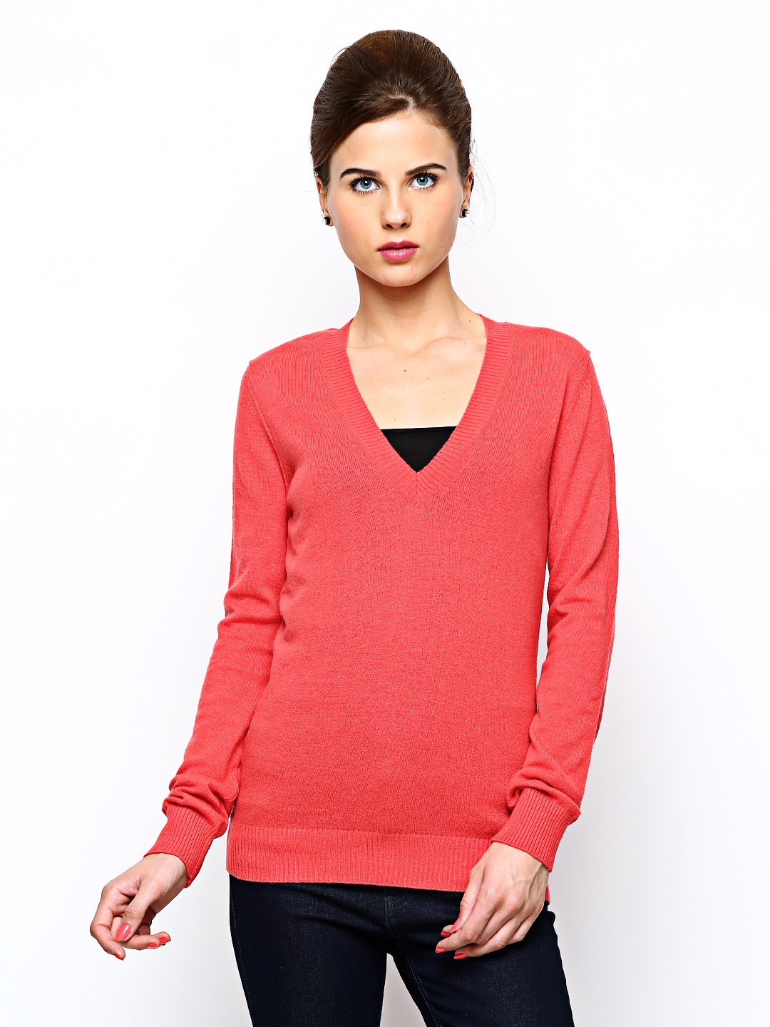 Myntra United Colors of Benetton Women Red Cardigan 279035  Buy 