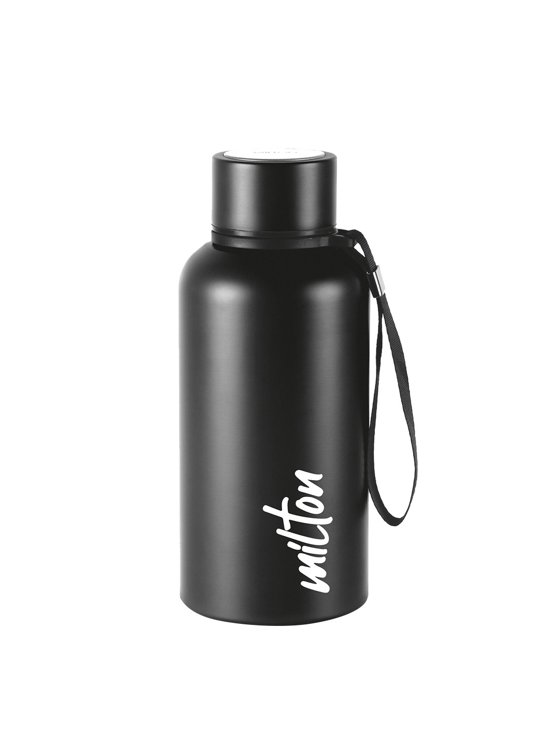 Buy Milton Black Double Walled Vacuum Aura Hours Hot Cold Thermosteel Bottle Ml