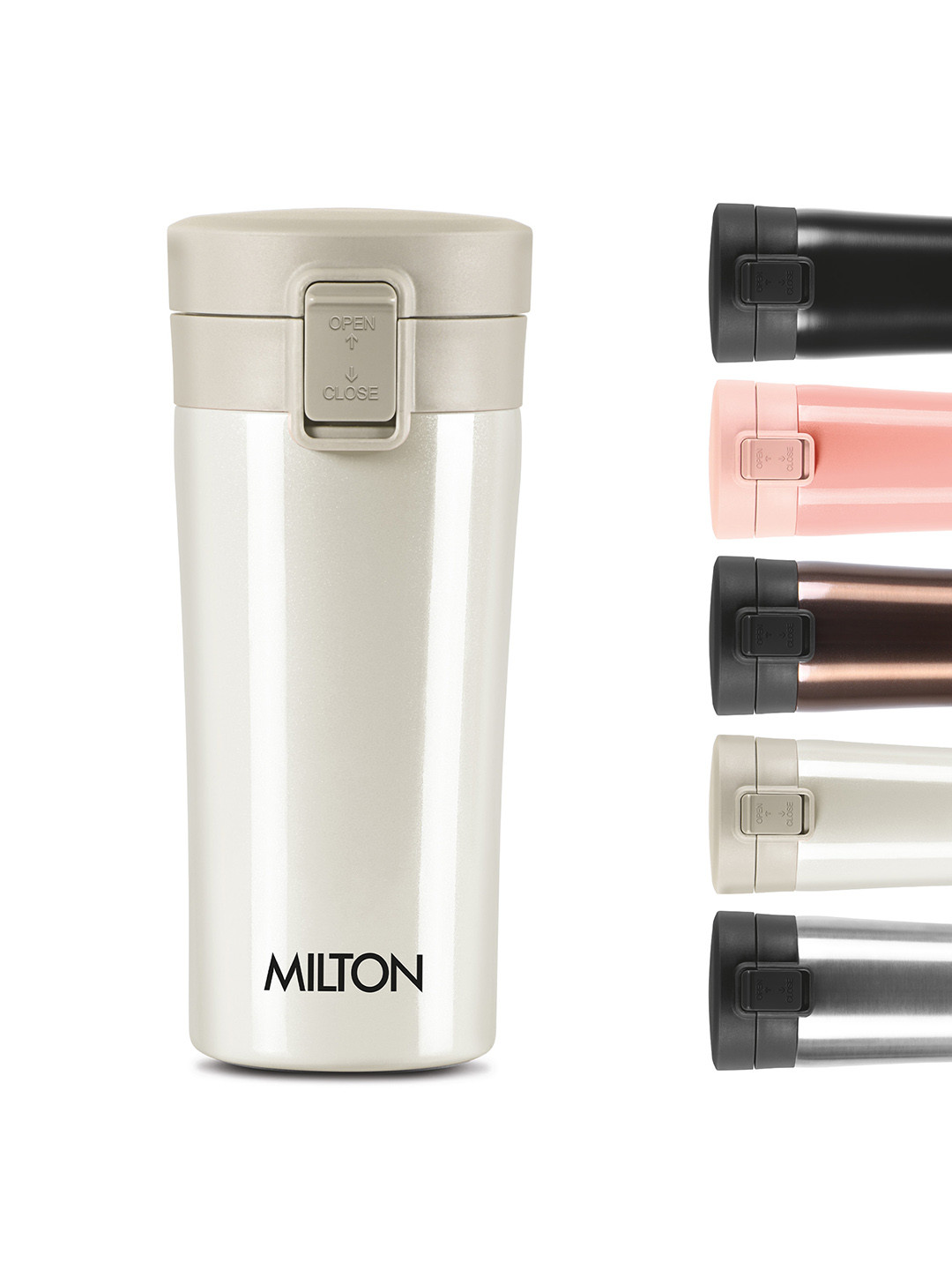 Buy Milton Cream Coloured Thermosteel Hours Hot And Cold Stainless Steel Mug Ml Cups