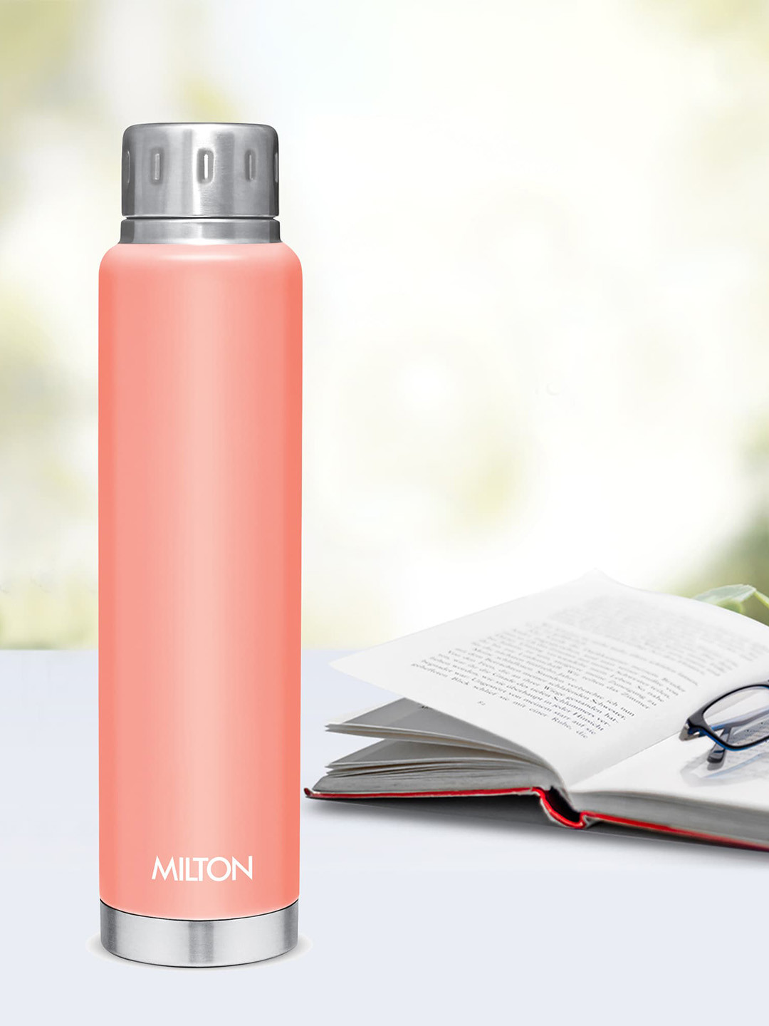 Buy Milton Peach Coloured Elfin Thermosteel Hours Hot And Cold Bottle Ml Water