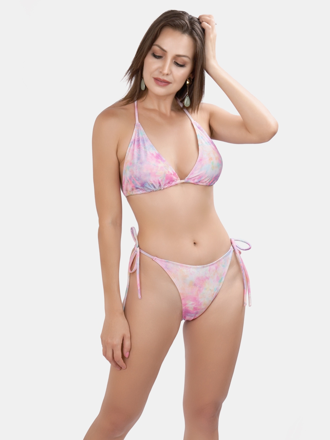 Buy Berrys Intimatess Tie And Dye Printed Swimwear Bikini Set