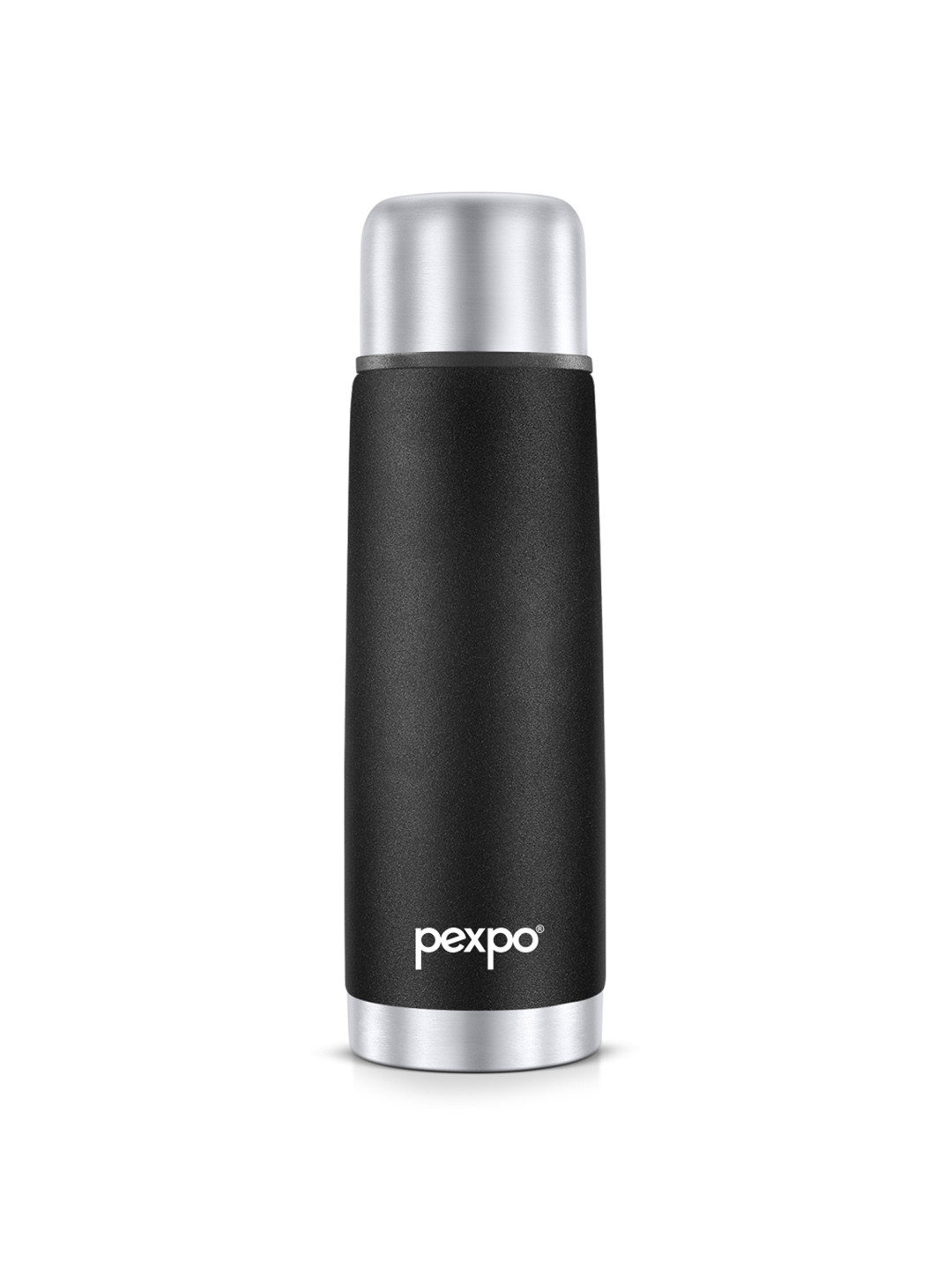 Buy Pexpo Flamingo Knight Black ISI Certified Thermosteel Hot Cold Flask Water Bottle Ml