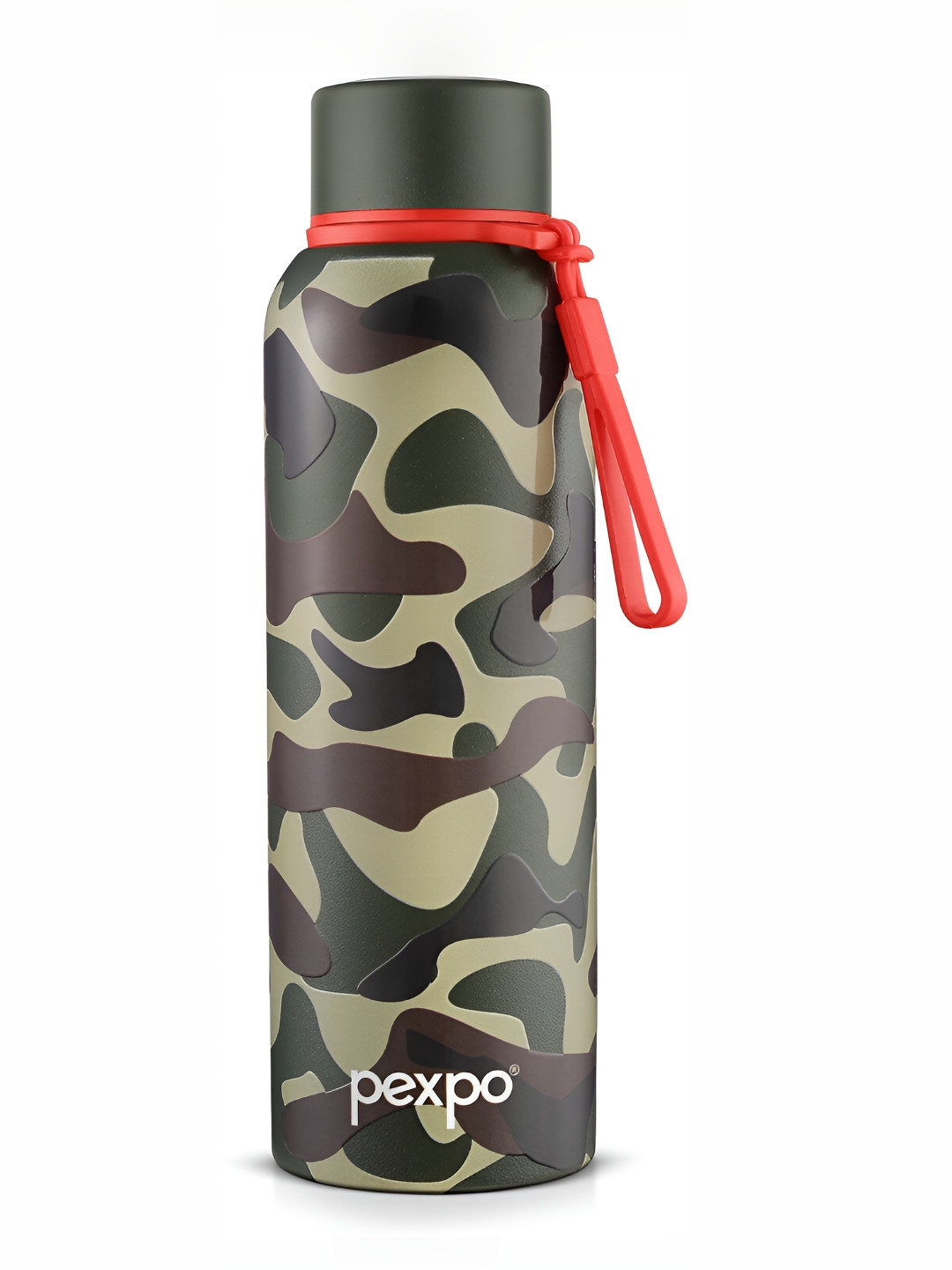 Buy Pexpo Bravo Green Military Thermosteel ISI Certified Hot UV Flask Water Bottle Bravo 700ml