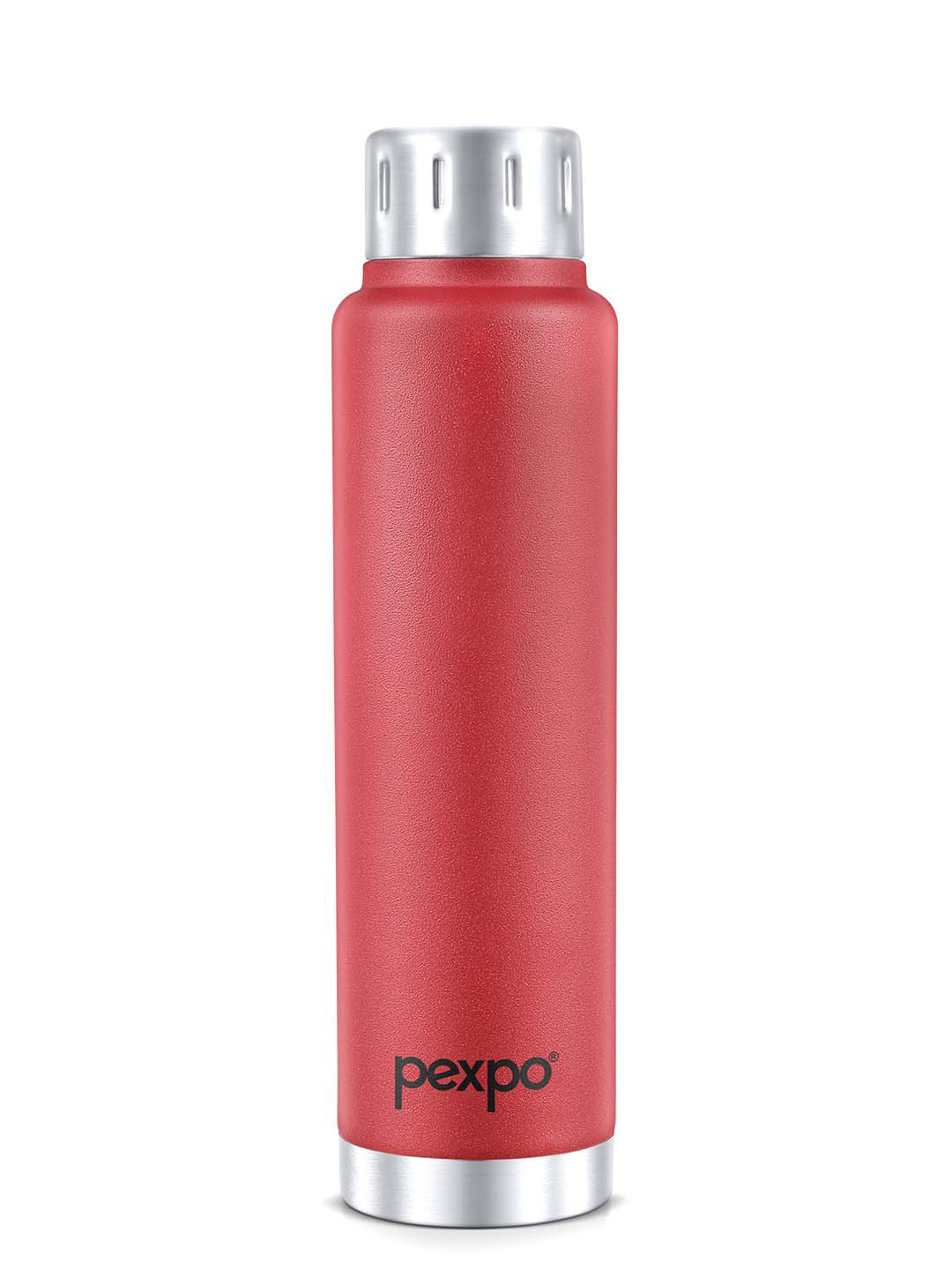 Buy Pexpo Cameo Crimson Red Thermosteel Hot Cold Upto Hrs Insulated Water Bottle Ml