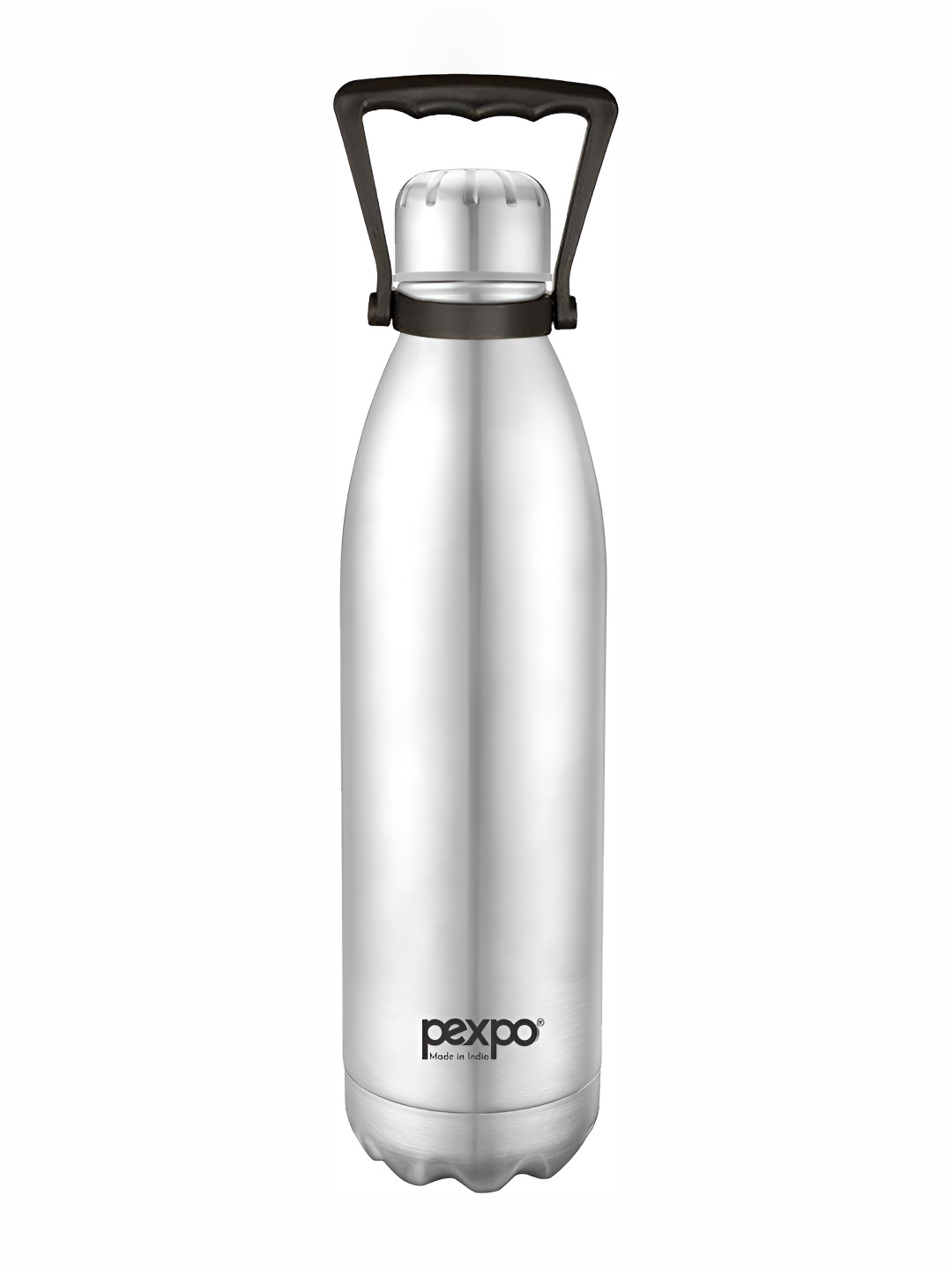 Buy Pexpo Echo Silver Toned Thermosteel ISI Certified 24 Hrs Hot Flask Water Bottle 1500ml