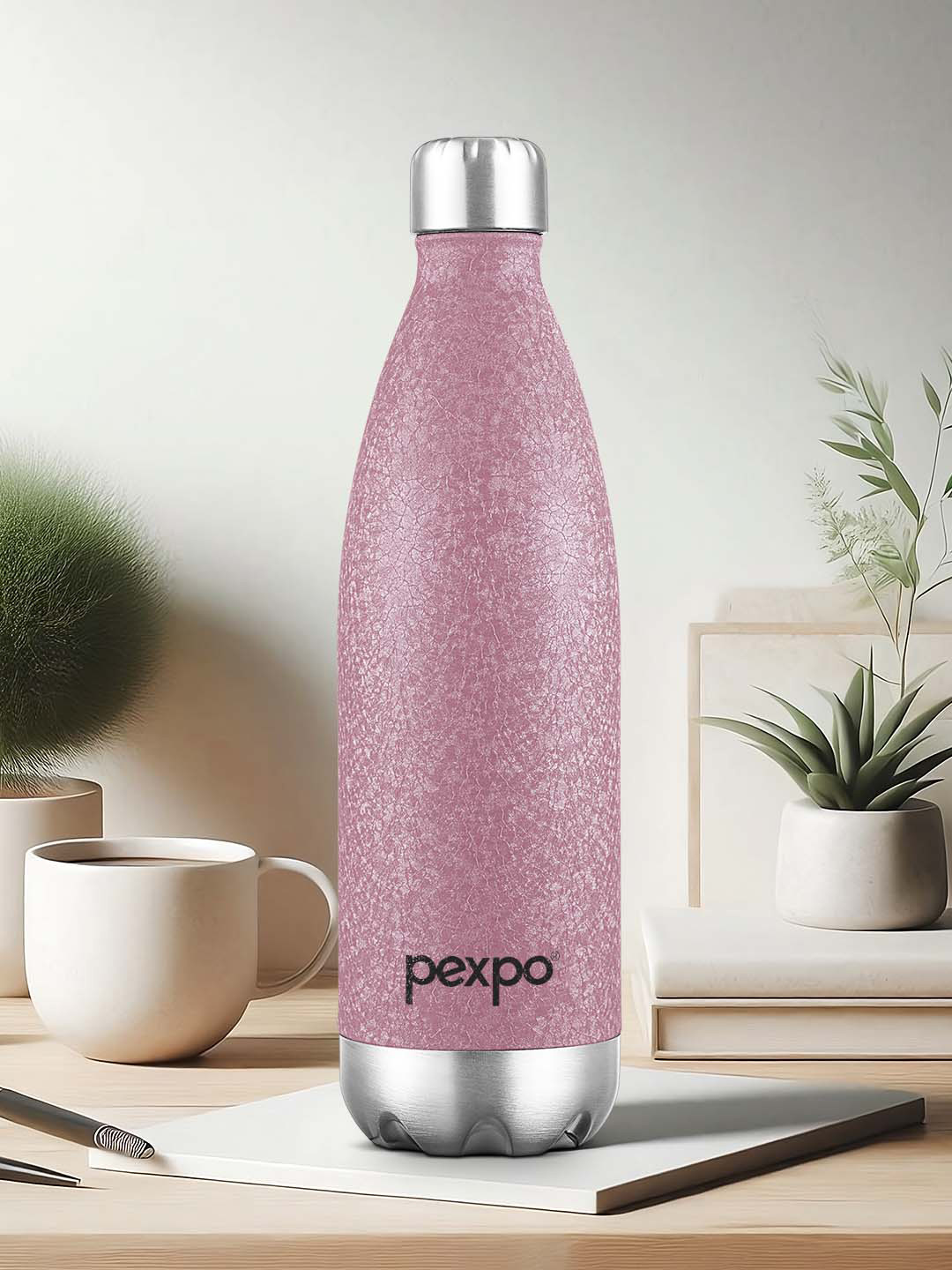 Buy Pexpo Electro Pink Isi Certified Thermosteel Hours Hot And Cold Flask Bottle Ml