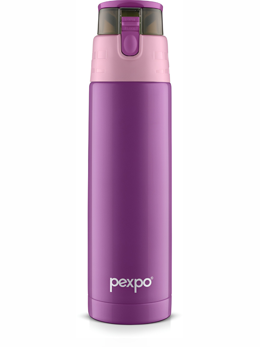 Buy Pexpo Cardio Purple Double Wall Thermosteel Hot Cold Insulated Water Bottle Ml Water