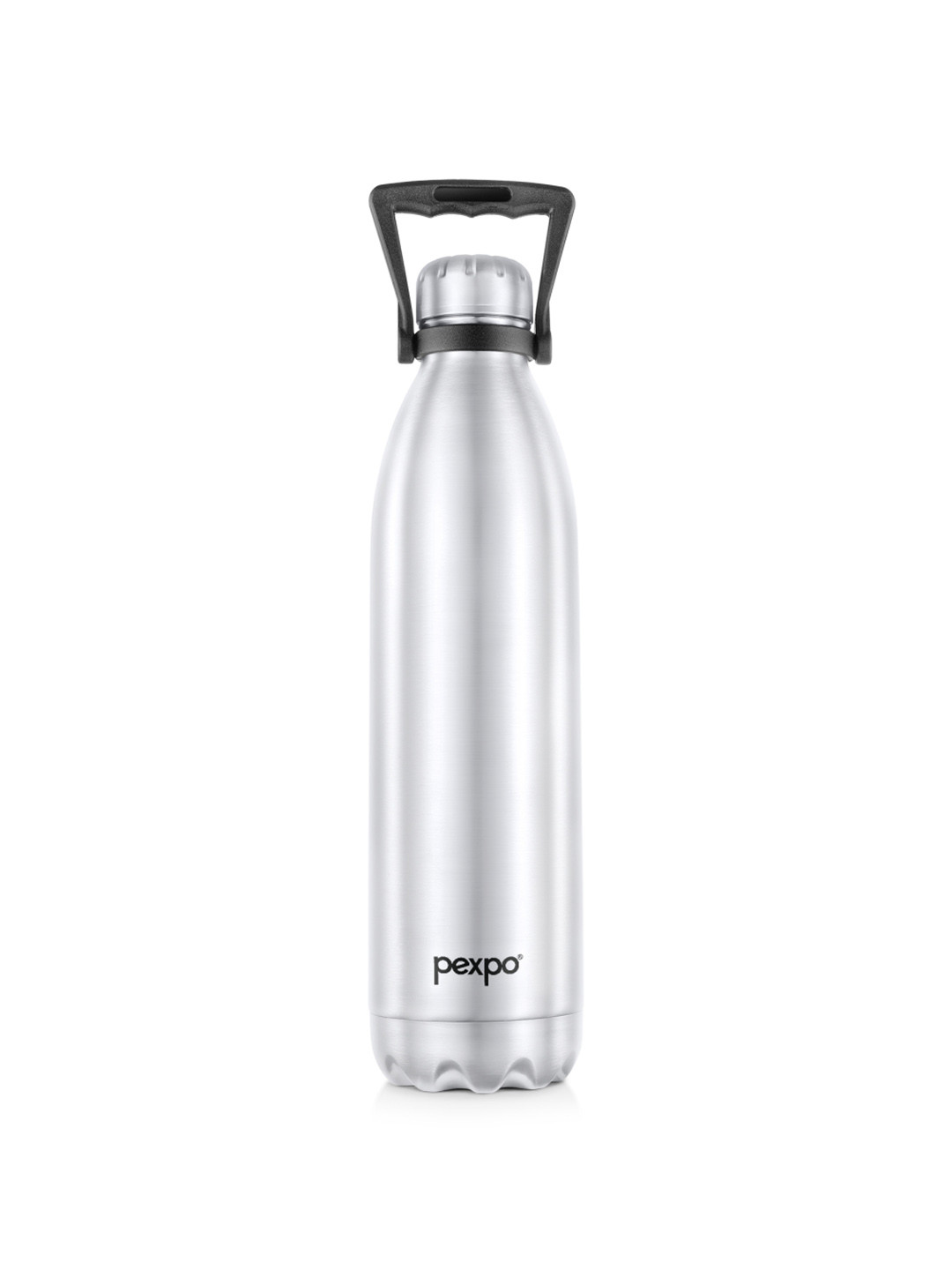 Buy Pexpo Echo Silver Toned ISI Certified Thermosteel 24 Hours Hot Flask Water Bottle 2L Water