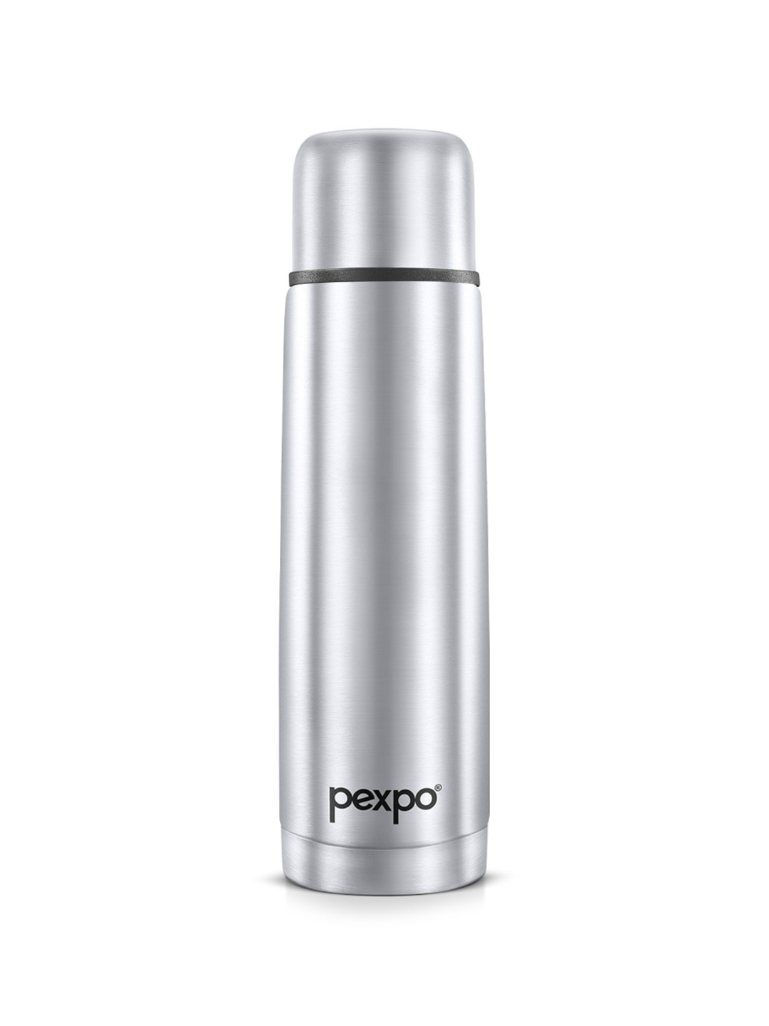 Buy Pexpo Flexo Silver Toned Thermosteel Double Wall Hot Flask Insulated Water Bottle Ml