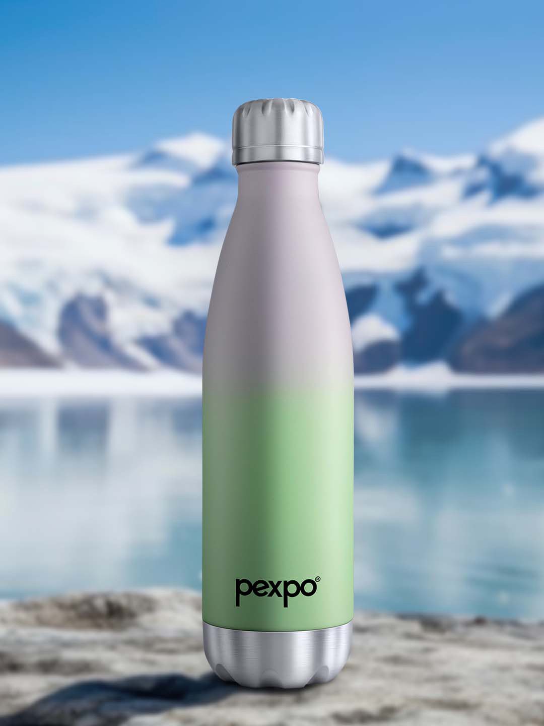 Buy Pexpo Electro Green Thermosteel Isi Certified Hot Cold Insulated Flask Water Bottle Ml
