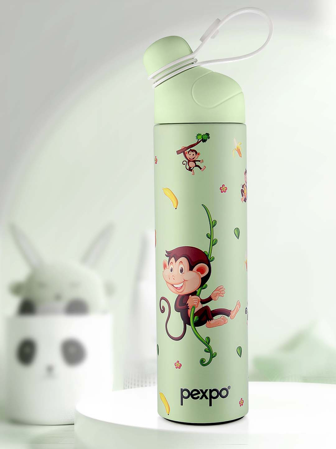 Buy Pexpo Pico Green Isi Certified Thermosteel Hot With Monkey Flask Water Bottle Ml Water