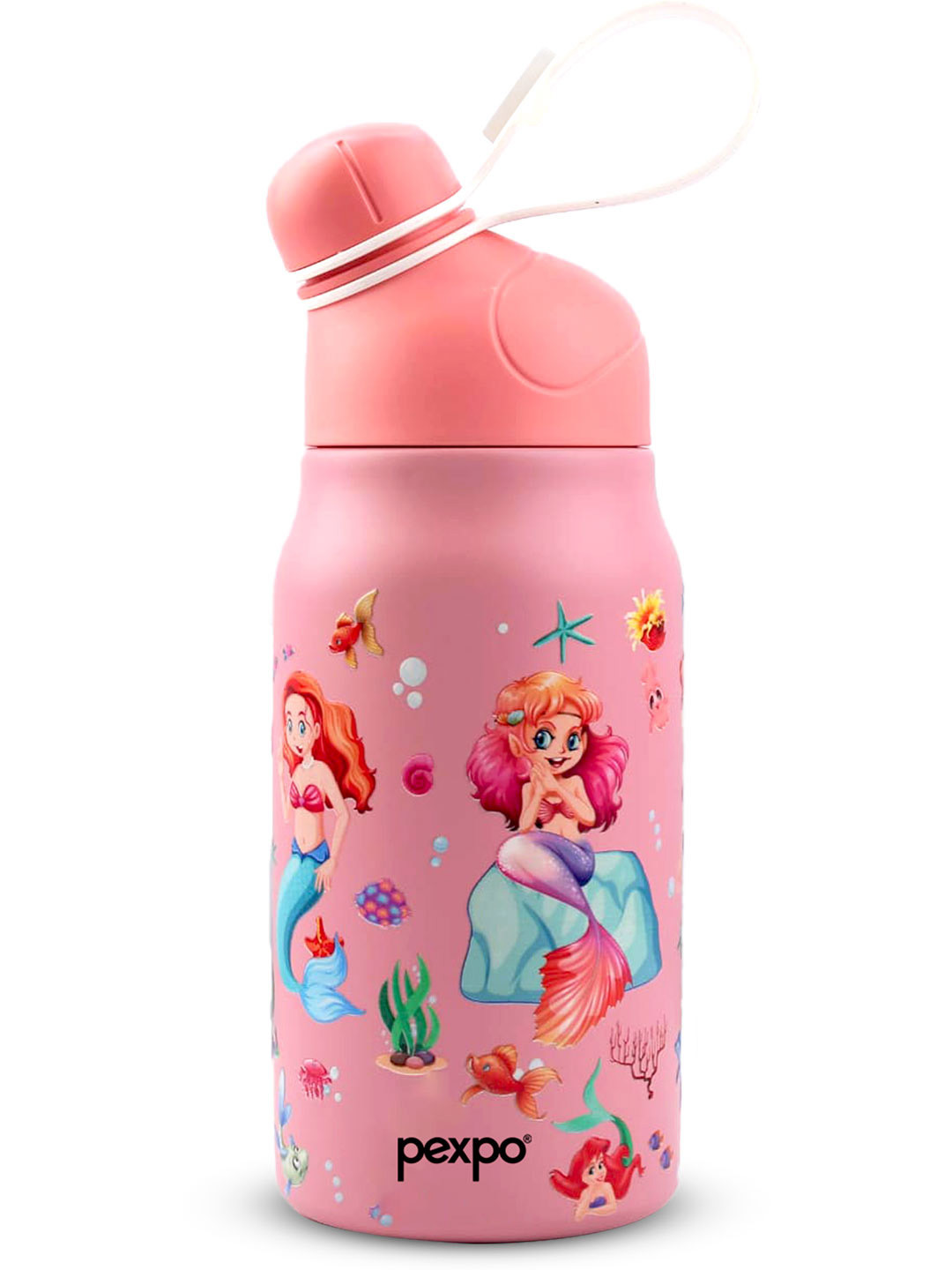 Buy Pexpo Piano Pink Double Wall Thermosteel Hot Cold Mermaid Insulated Water Bottle 420ml