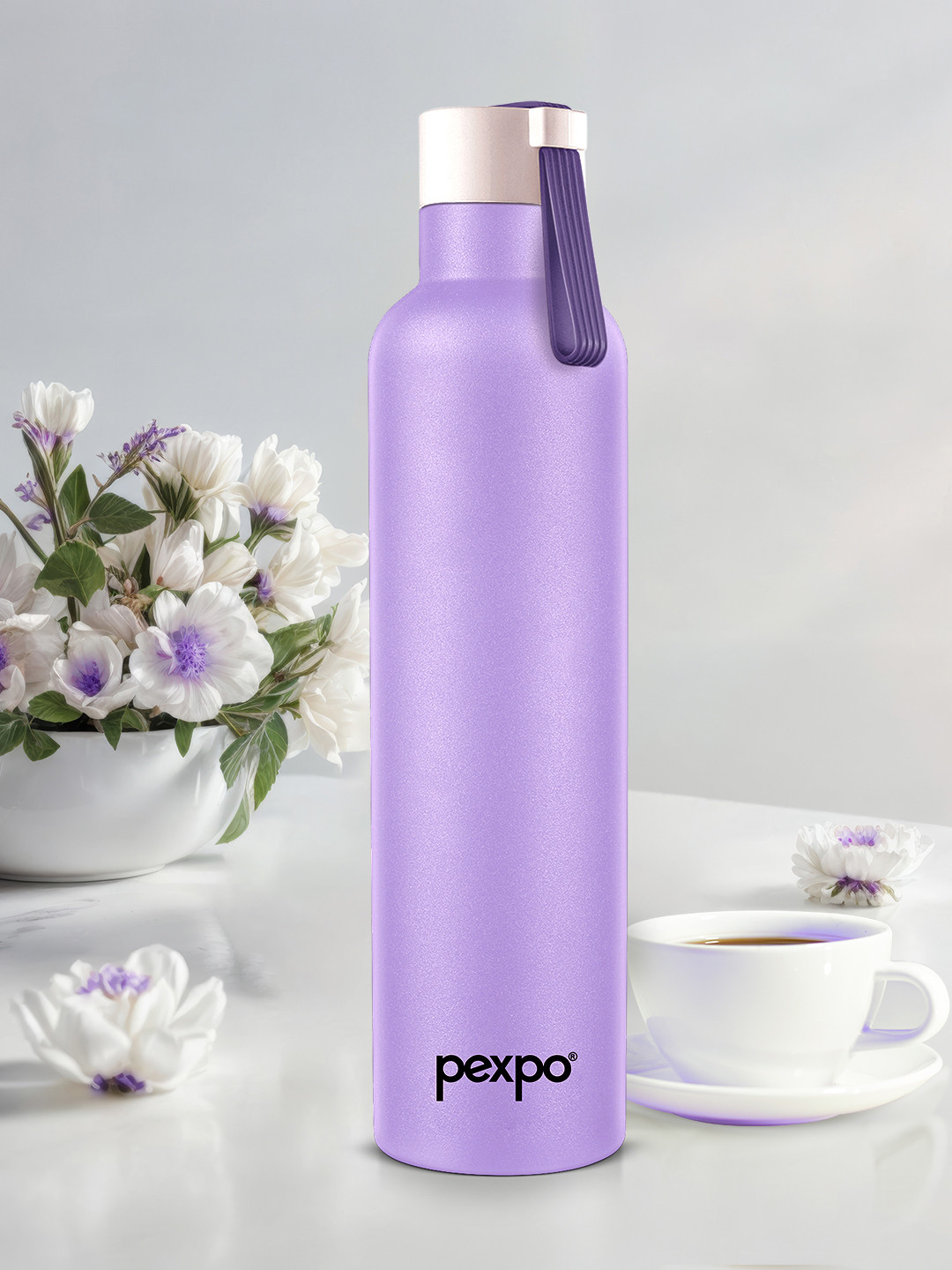Buy Pexpo Oslo Orchid Purple ISI Certified Thermosteel Hot And Cold Flask Water Bottle Ml