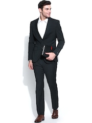 Buy MR BUTTON Men Grey Linen Double Breasted Suit - Suits for Men