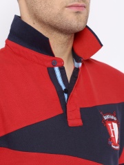 HARVARD Red & Navy Polo T-shirt