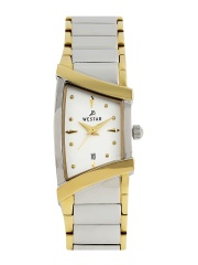 Westar Women White Dial Watch 0429CBN107