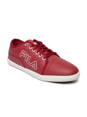 maroon fila shoes