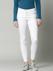marks and spencer white jeggings