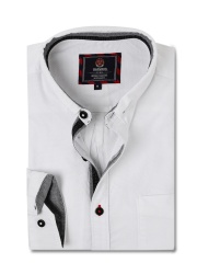 HARVARD White Smart Casual Adaptive Shirt