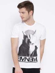 Eminem White Printed T-shirt