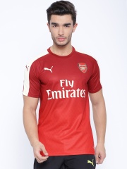 PUMA Red Printed Arsenal DryCELL Sports Jersey