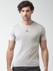Nike Grey Melange JORDAN MOTION DRI-FIT Basketball T-Shirt