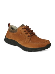 Action Men Brown Leather Casual Shoes