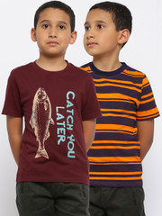 YK Boys Pack of 2 T-shirts