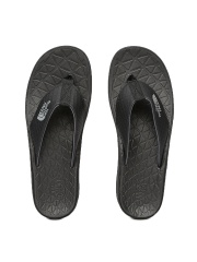 black north face flip flops
