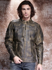 myntra leather jackets