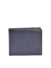 United Colors of Benetton Men Navy Genuine Leather Wallet