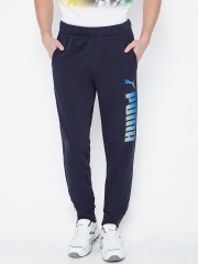puma navy track pants