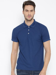 Aventura Outfitters Men Blue Polo T-shirt
