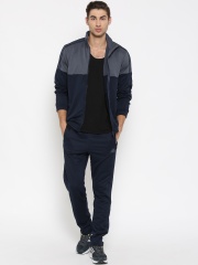Adidas Navy TS KN Colourblocked Training Tracksuit