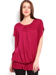 Wrangler Women Dark Pink Top