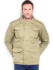 Timberland Men Beige & Black Dual Jacket