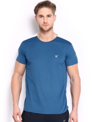 HRX Men Blue Active Pro Gym T-shirt