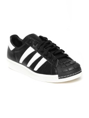 Adidas Originals Men Black Leather Superstar 80s Predator Casual Shoes